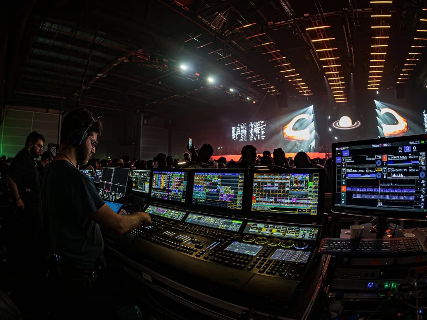 Front of house control during a large show